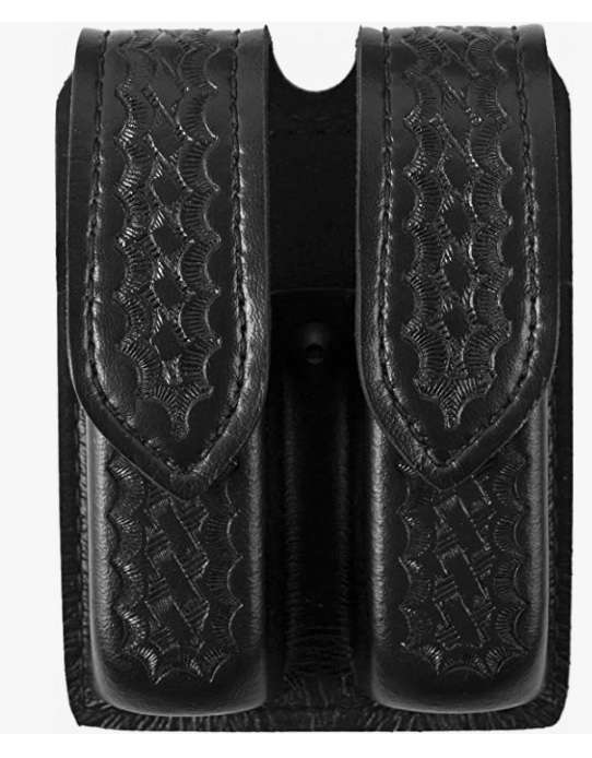 SAFARI 77 W/HID SNAP SD MAG HOLDER DBL GLK PL BLK (77-83-2MHS) - Safariland