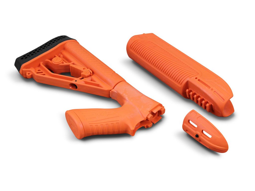 ADAPTIVE TACTICAL, LLC EX PERFORMANCE ADJ STOCK & FOREND FOR 12G REM 870 ORANGE