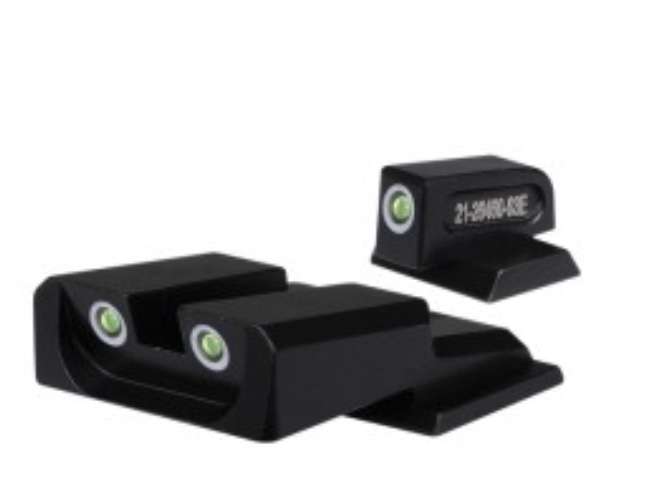 DEAD RINGER NIGHT SIGHTS SP 42/43 FRONT/REAR TRITIUM GLOCK 42/43 NS GRN/GRN BULK 50 PACK - Dead Ringer