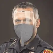 SABRE FULL ADULT GRAY MASK W/EYE SHIELD - Sabre