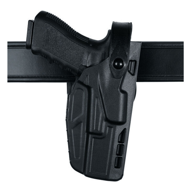 SAFARILAND 7280 MID RIDE DUTY HOLSTER BLACK GLOCK 17/22 LH STX BLACK