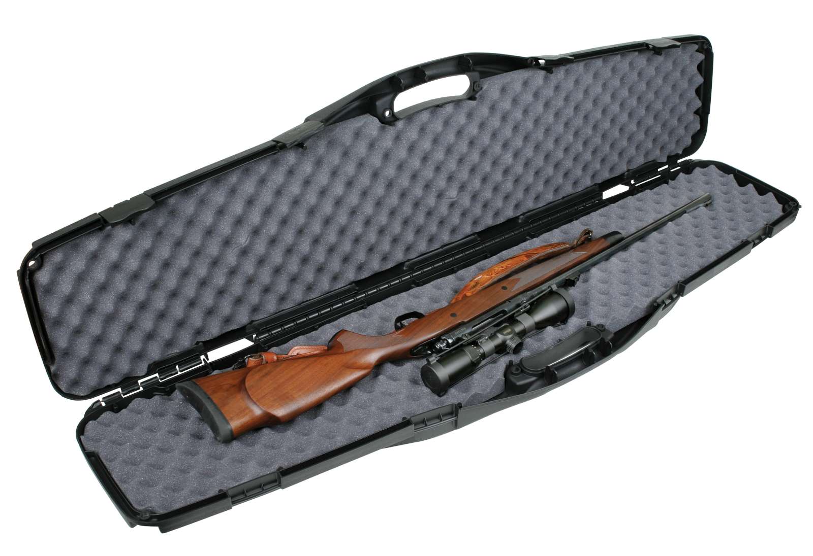 FLAMBEAU GUN CASE OVERSIZED SINGLE BLACK 52.375X9.5X4.3" - Flambeau