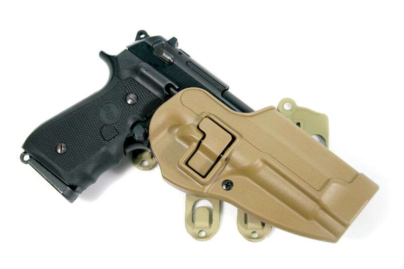 BLACKHAWK HOLSTER SERPA CQC BERETTA 92/96 LH COYOTE TAN STRIKE/MOLLE - Blackhawk