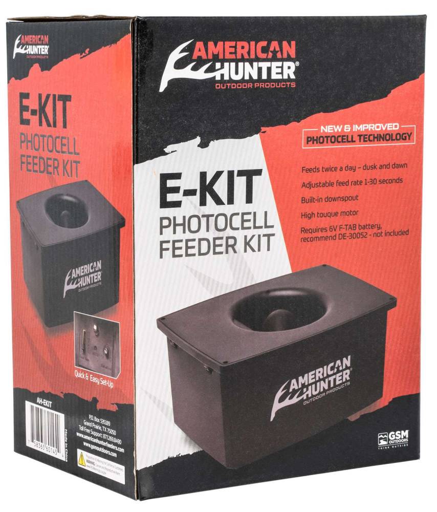 American Hunter AHEKIT Photocell Feeder Kit 130 Seconds 6 Volt