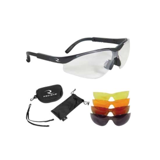Radians T85RC T-85 Glasses Polarized Polycarbonate Clear, Amber, Smoke  Gray, Copper, Orange Lens w/Black Frame