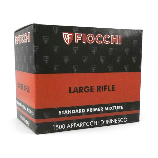 FIOCCHI PRIMERS LARGE RIFLE 1500 PER CARTON ( 12000 PER CASE ) - Fiocchi