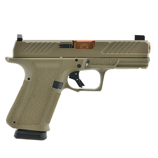 SHAS MR920 9MM FDE FRAME COMBAT SLIDE DLC BRNZ SP | Glockmeister