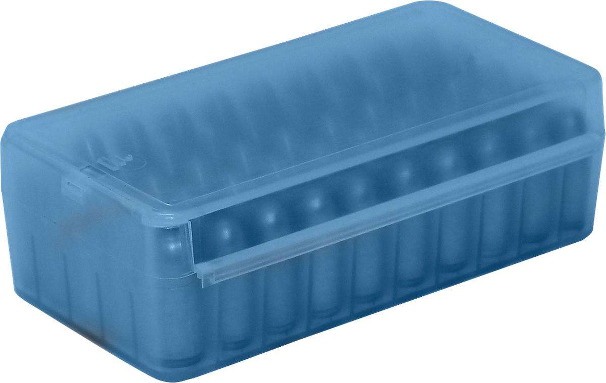 MTM Side-Slide Ammo Box 380 ACP, 9mm Luger 50-Round Plastic Clear