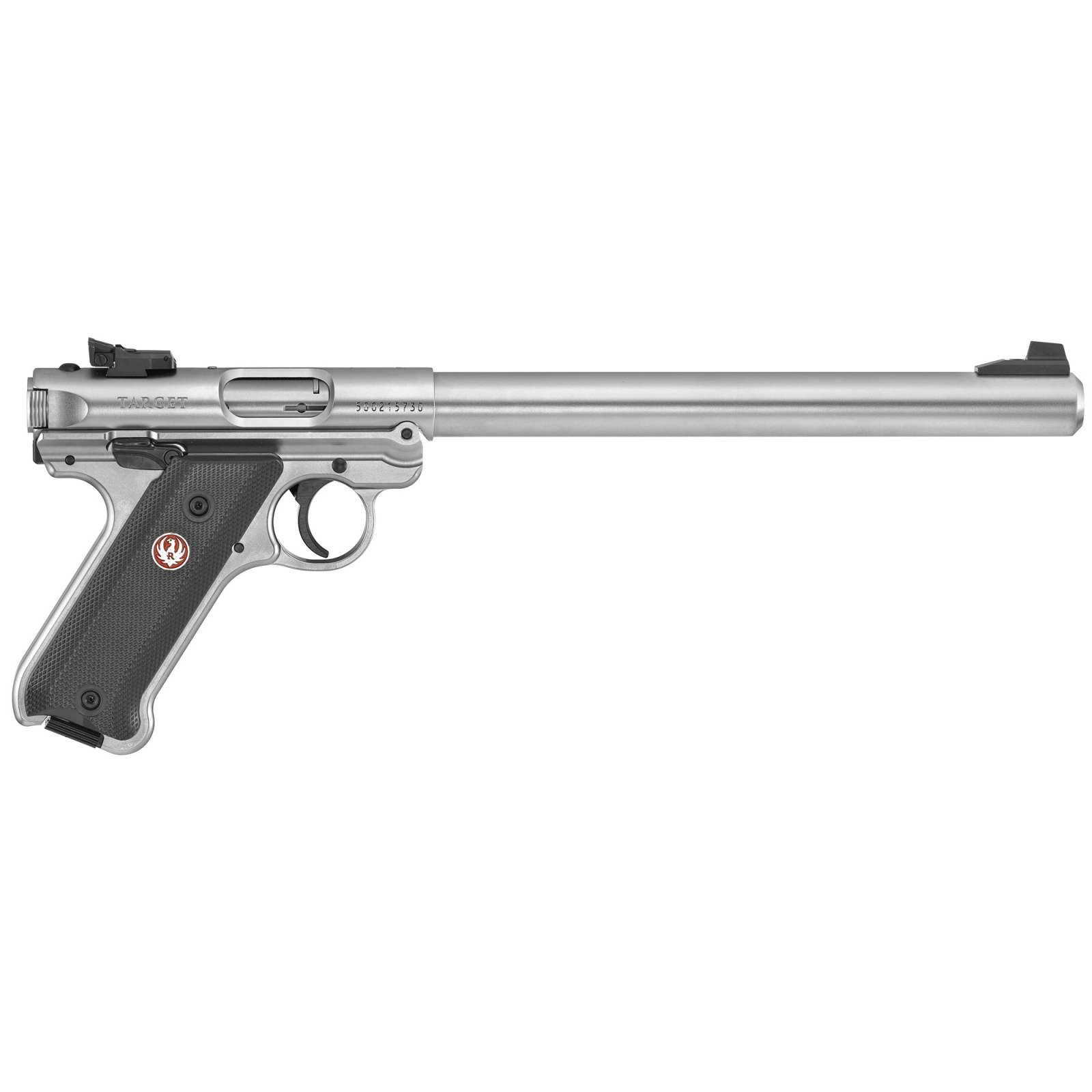 Ruger 40174 Mark IV Target 22 LR 10+1 10" Overall Satin Stainless Steel-img-0