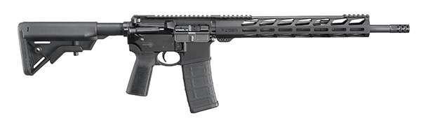 Ruger 8542 AR-556  5.56x45mm NATO 16.10" 30+1 Black Hard Coat Anodized Adju-img-0