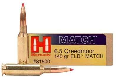 Hornady 81500 Match 6.5 Creedmoor 140 gr Extremely Low Drag-Match 20 Bx/ 10-img-0
