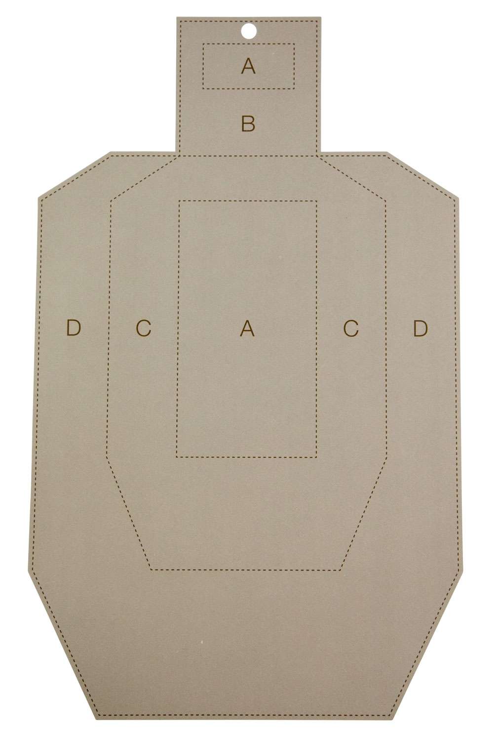 Birchwood Casey 37018 EZE-Scorer BC-IPSC IPSC Hanging Paper Target 12 ...