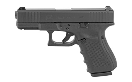 G19 GEN 4 9MM 4.0 IN BBL - BLACK - FRONT SERRATIONS - Glock