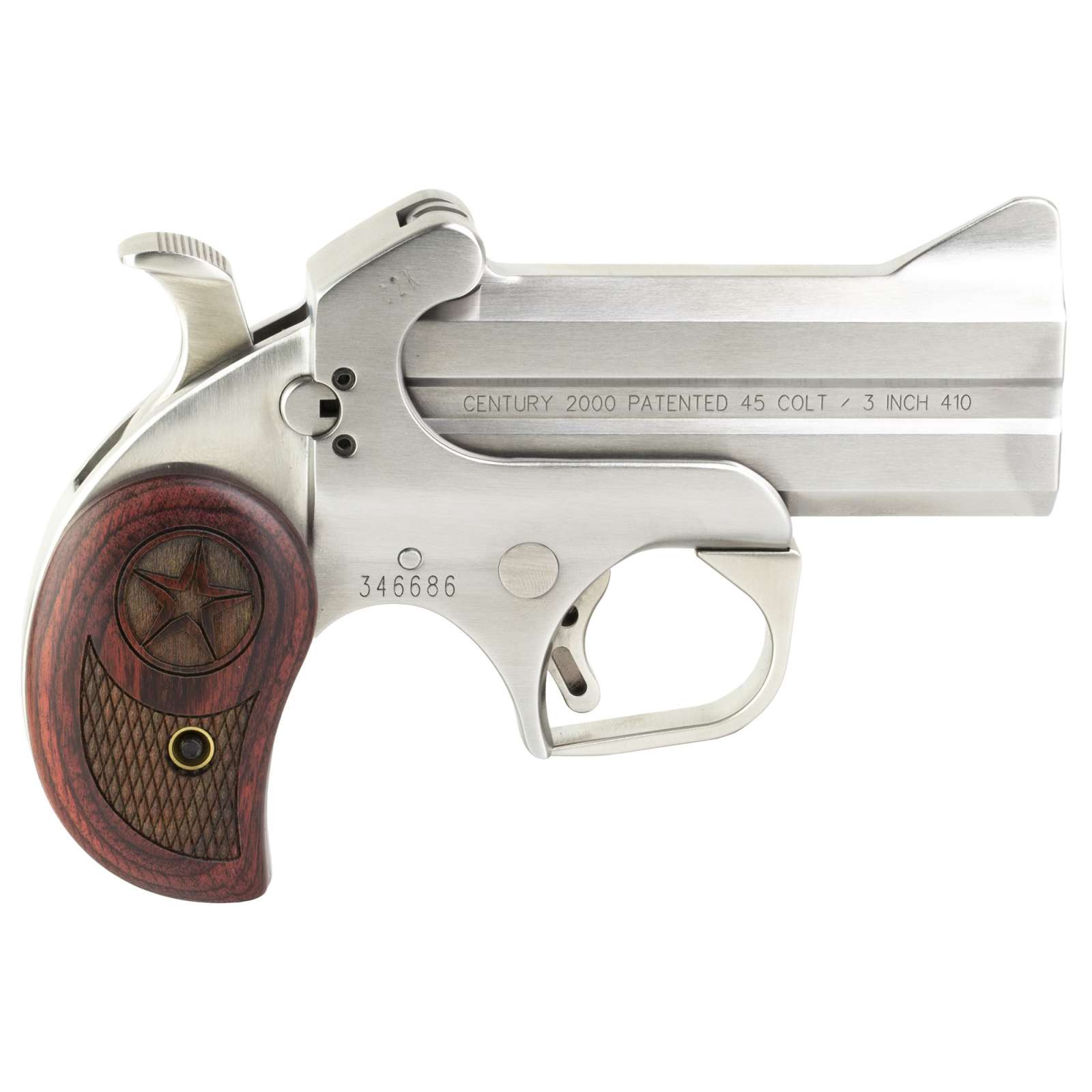 Bond Arms BAC2K Century 2000 45 Colt (LC)/410 Gauge 3.50" 2 Round Stainless-img-1