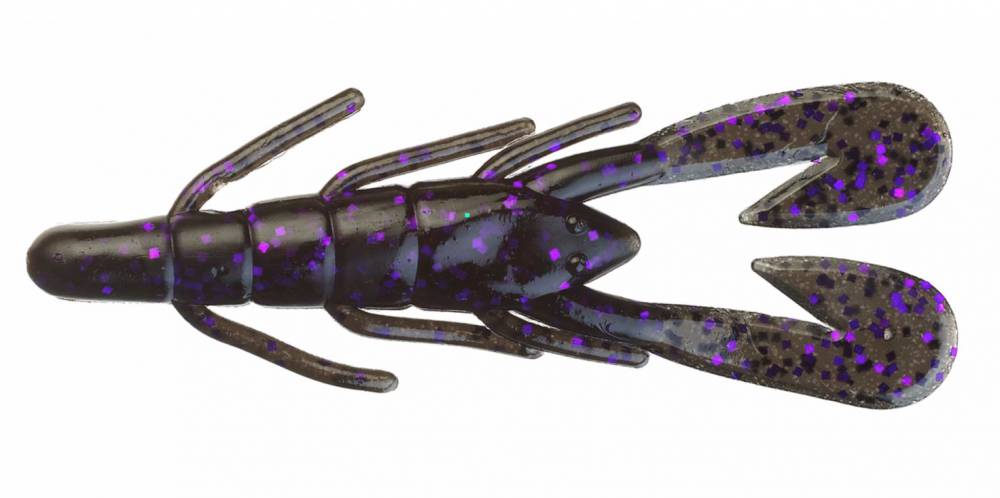 ZOOM U-VIB SPD CRAW 12BG BLACKBERRY - Zoom Bait