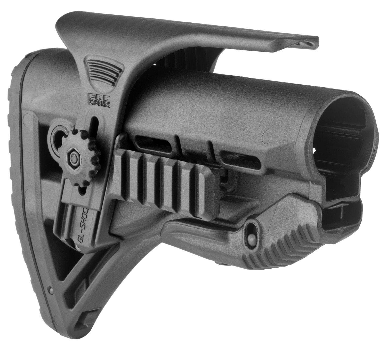 FAB Defense FXGLSHOCKPC GL-Shock PCP Buttstock with Anti-Rattle 