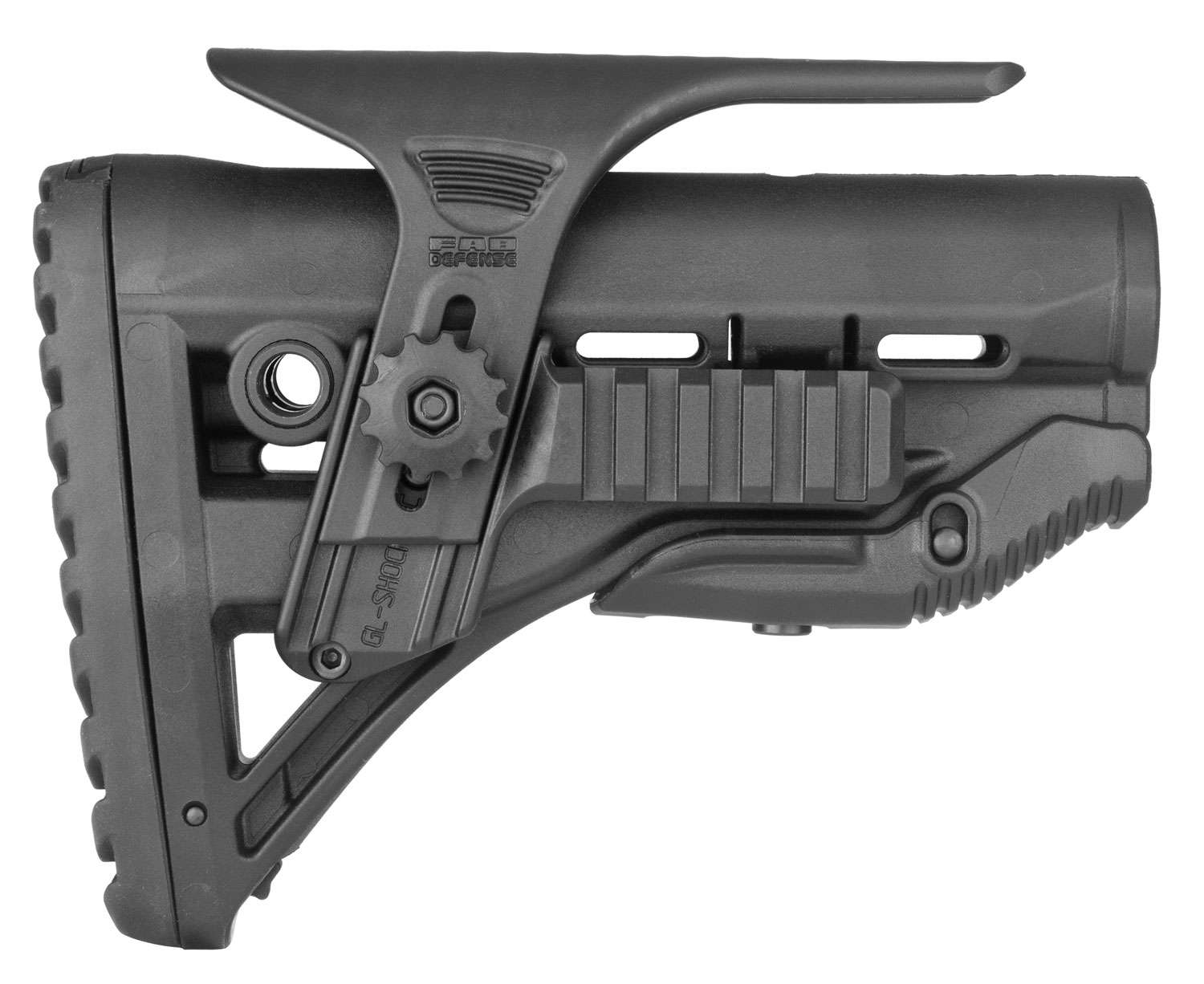 FAB Defense FXGLSHOCKPC GLShock PCP Buttstock with AntiRattle