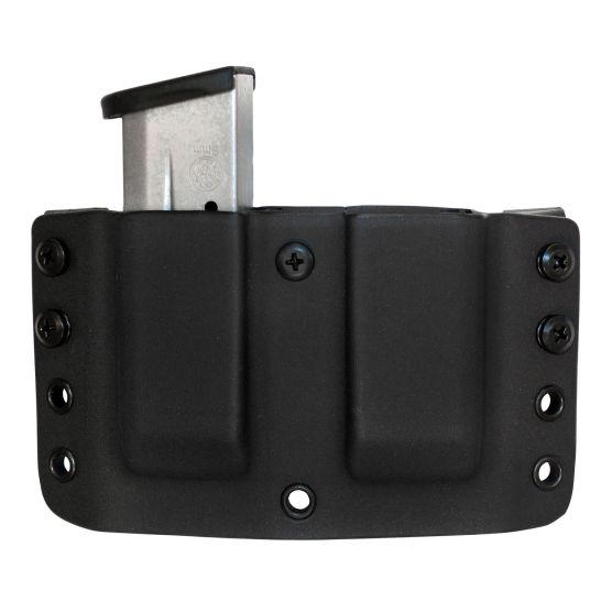 COMP-TAC TWIN WARRIOR MAG POUCH OWB KYDEX #19 M&P SHIELD 9/40 BLACK - Comp-tac