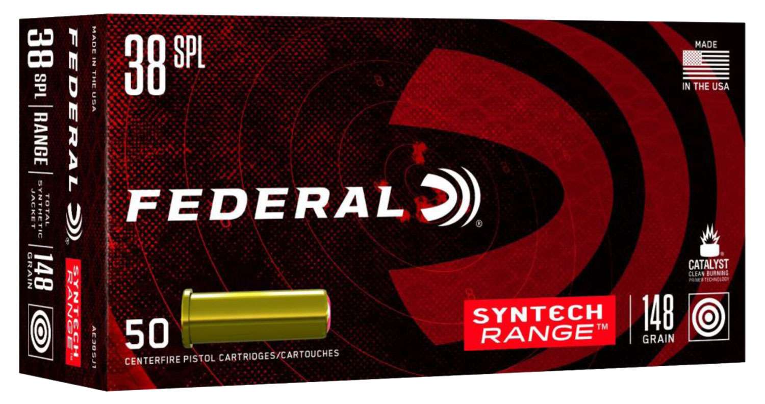 Federal AMO .38 Special 148gr Synthetic Jacket Wadcutter (50rd/Box, 10-Box Case)