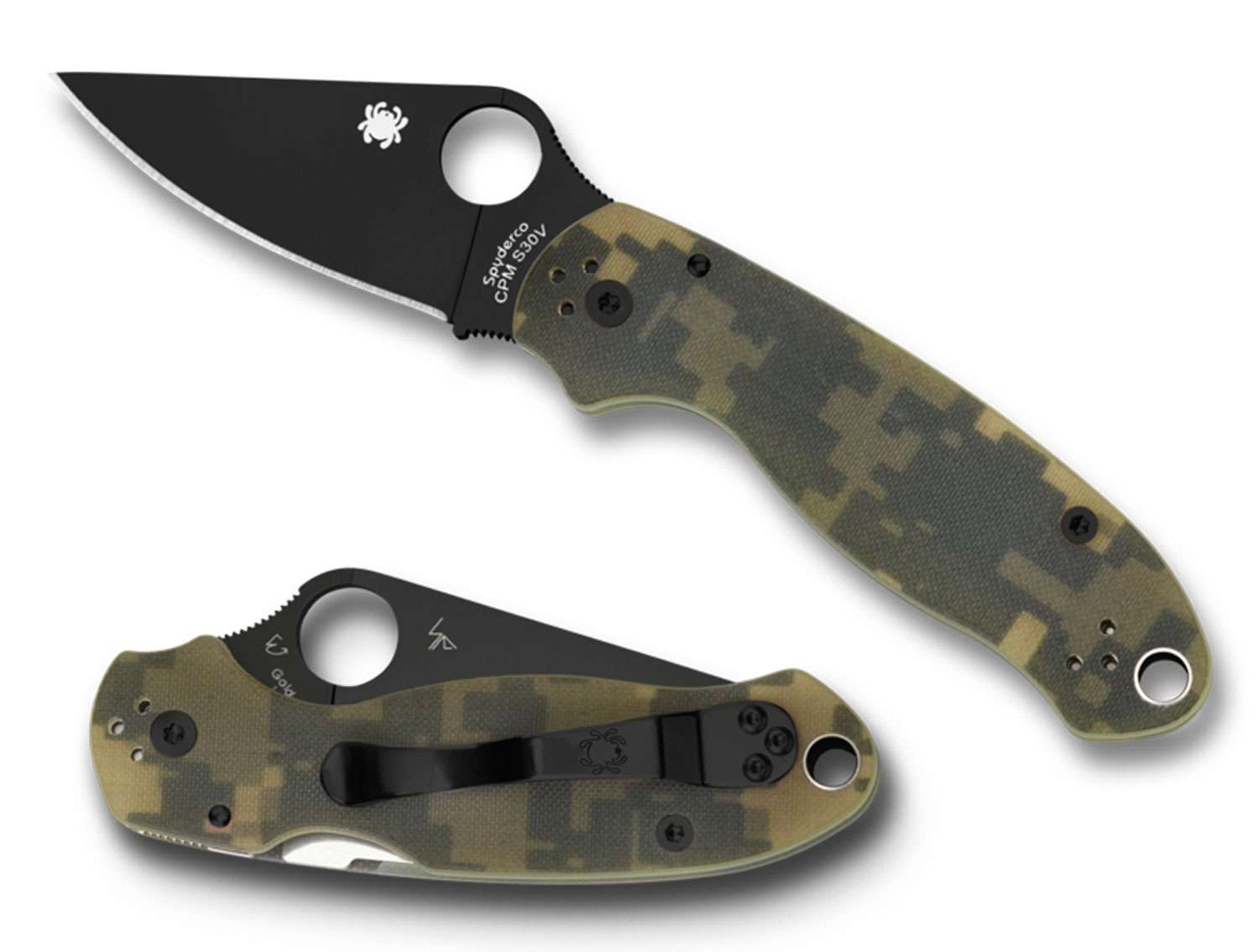 spyderco cpm s30v carbon