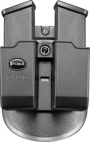 Fobus 6945RP Roto DBL MAG Pouch 6945RP Standard Black Plastic - Fobus