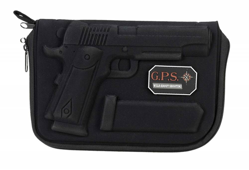 G*Outdoors GPS908PC Molded Pistol Case Black 1 Handgun for 1911