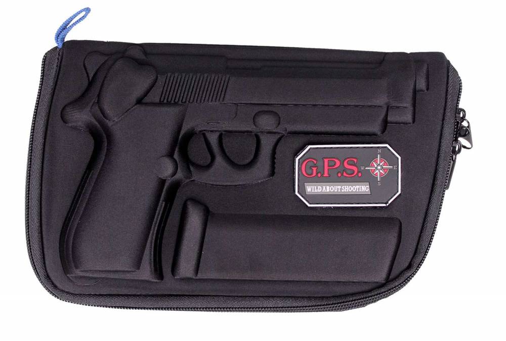 G*Outdoors GPS909PC Molded Pistol Case Black 1 Handgun for Beretta 92