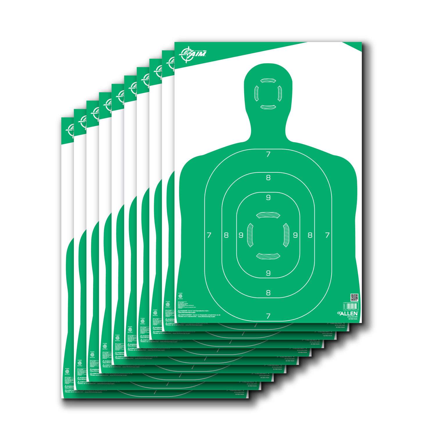 allen-15204-ez-aim-silhouette-paper-target-12-x-18-10-per-pack-us