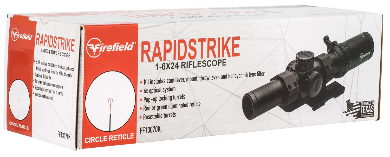 Firefield Rapidstrike 1 6x24 Sfp Riflescope Kit Gulf Coast Gun And