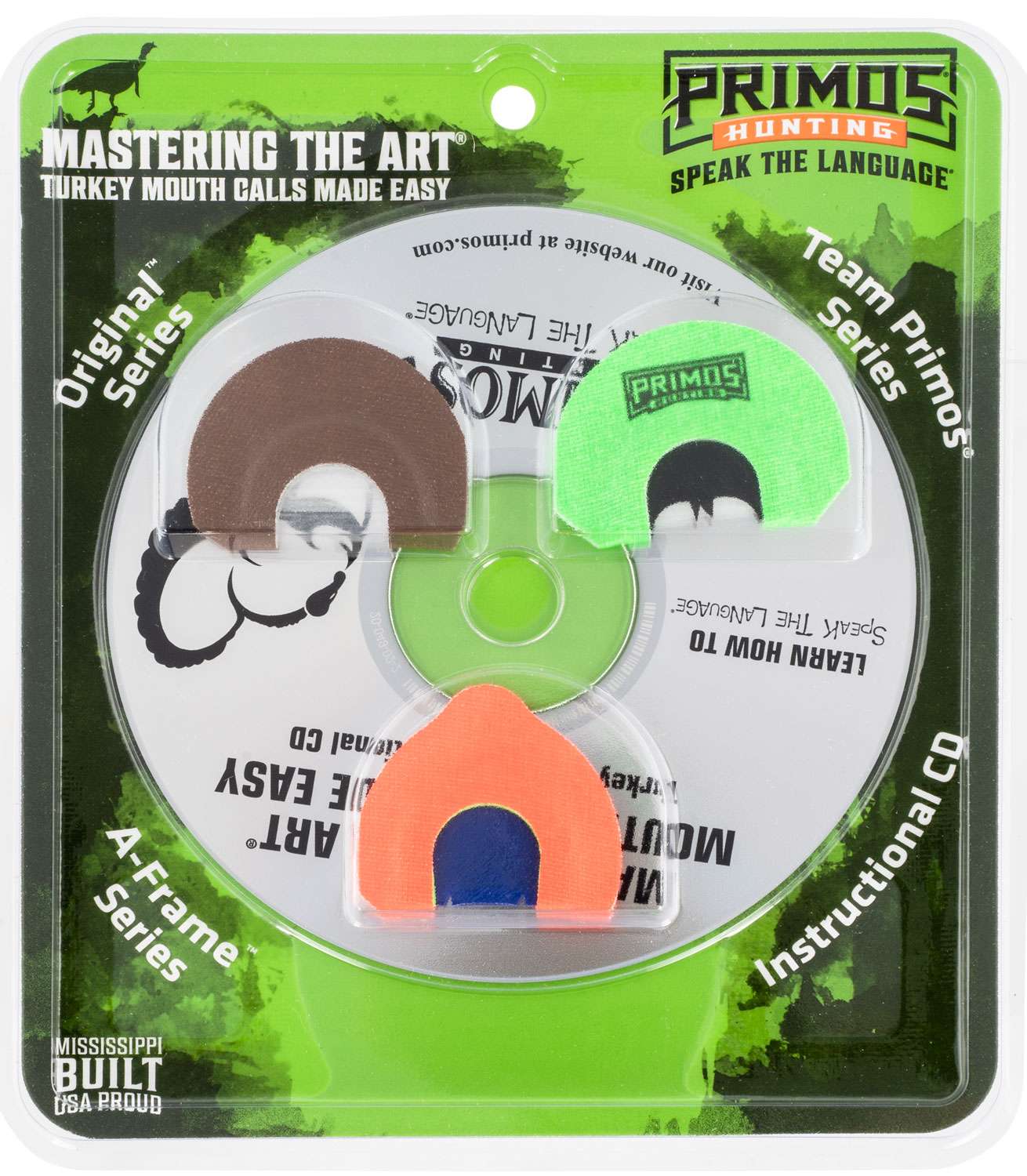 Primos PS1243 Mastering the Art Wild Turkey Mouth Call Blister Pack