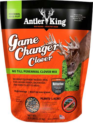 ANTLER KING GAME CHANGER CLOVER 2.5# PERENIAL 1/4 ACRE - Antler King