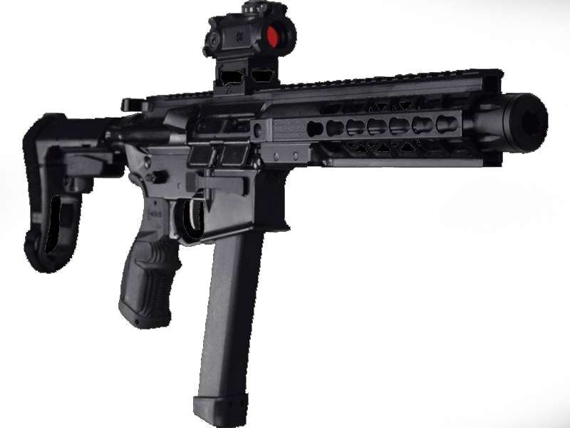 BRIGADE MFG FOSTECH BM-9 HGA 9MM 9IN BBL 8IN U-RAIL FORGED BLK SBA3 BRACE 33RD W/FOSTECH ECHOII - Brigade Firearms