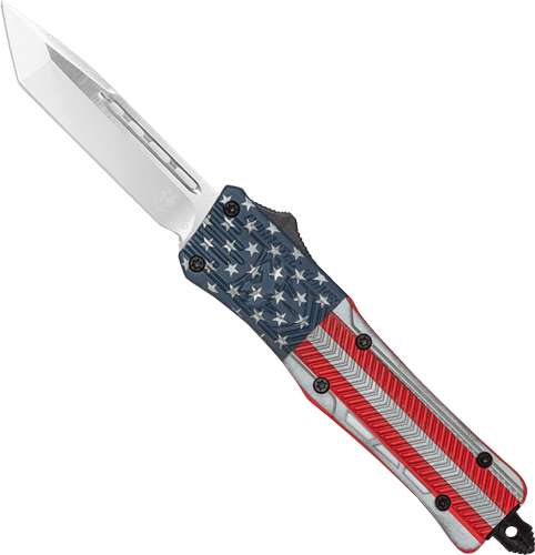 COBRATEC LARGE CTK1 OTF AMERICAN FLAG CRKTE 3" TANTO - Cobra Tec Knives Llc