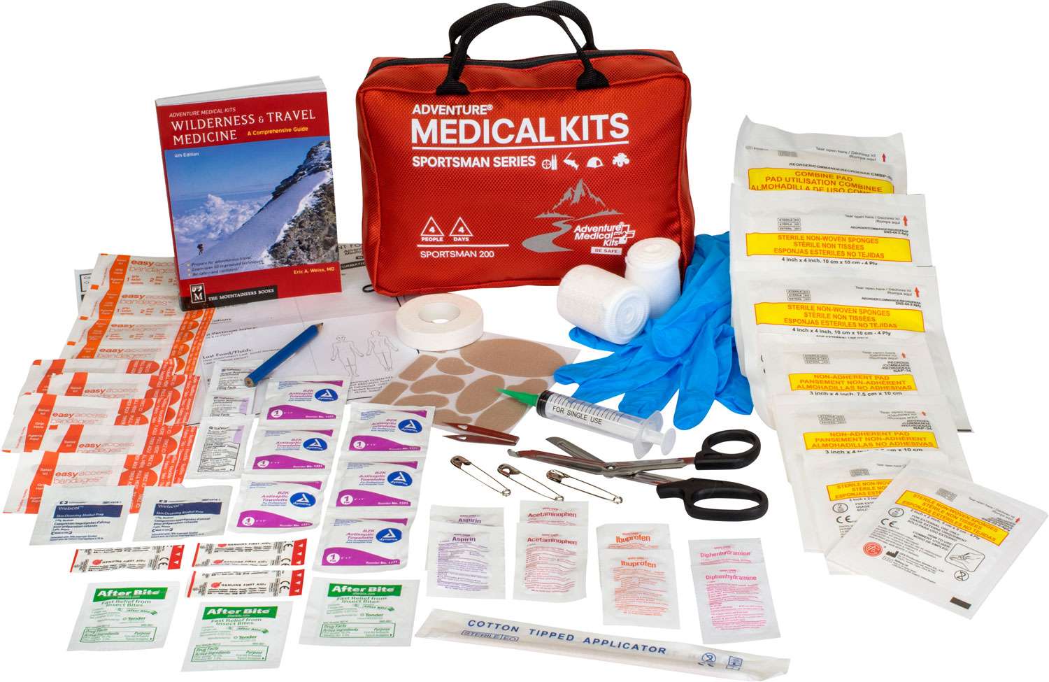 Adventure Medical Kits 01050200 Sportsman 200 Medical Kit Larry's