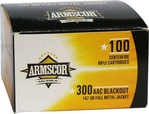 ARMSCOR AMMO 300AAC 147G FMJ 100/12 VALUE PACK-img-0