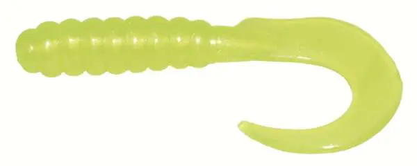 BB 2" CURL TAIL GRUB CHART PRL 10PK - Gsm