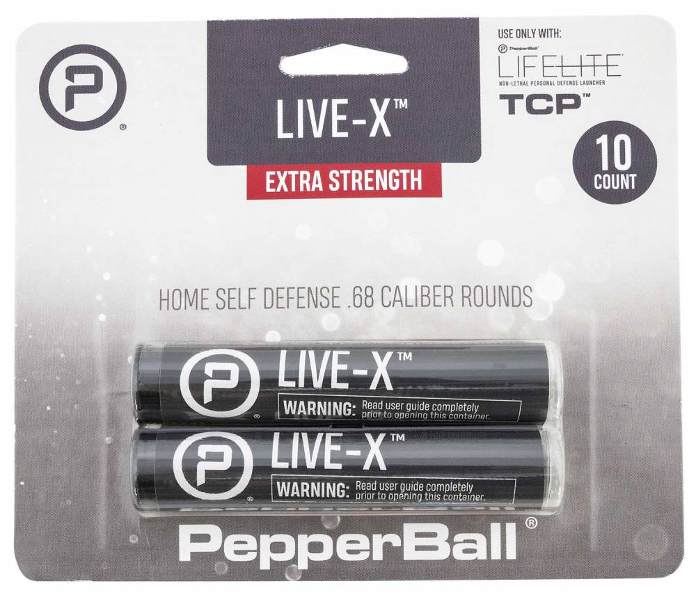 PEPPERBALL 10 LIVE X PROJECTILES Range USA