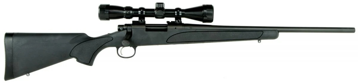 REMINGTON 700 ADL RIB 243 WIN 20IN BBL 3-9X40 MM SCOPE MATTE BLUE BLACK SYN STOCK 4RD - Remington Firearms