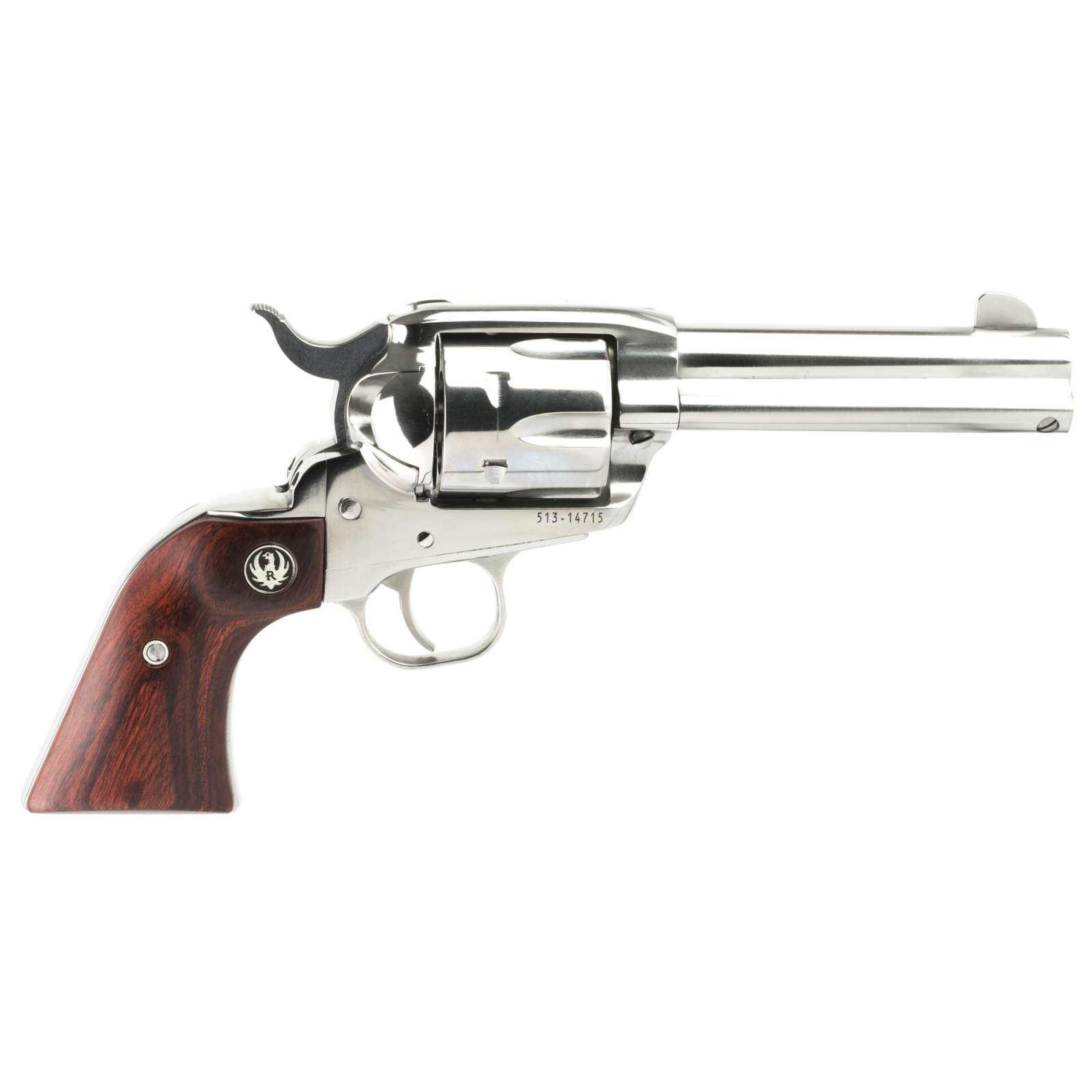 Ruger 5105 Vaquero 45 Colt Lc 462 6 Round Rosewood Grip Stainless