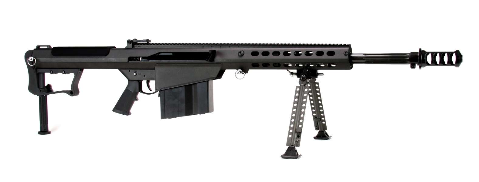 Barrett 18062 M107A1 50 BMG 20 10 1 Black Cerakote Black Fixed W barrett-18062-m107a1-50-bmg-20-10-1-black-cerakote-black-fixed-w