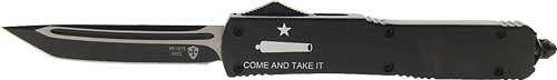 TEMPLAR KNIFE SLIM OTF COME AND TAKE IT 3.5" BLACK TANTO - TEMPLAR KNIFE