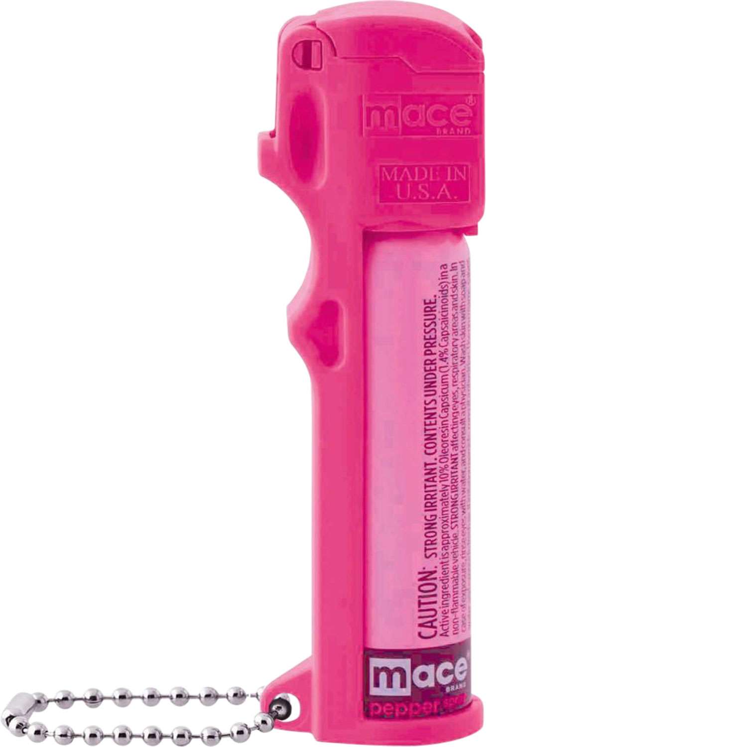 Mace 80726 Personal Pepper Spray 18 Grams OC Pepper 12 ft Range Pink 