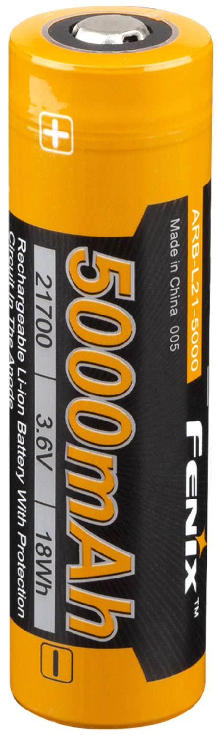 Fenix ARB-L21-5000 21700 Li-ion battery, 5000 mAh