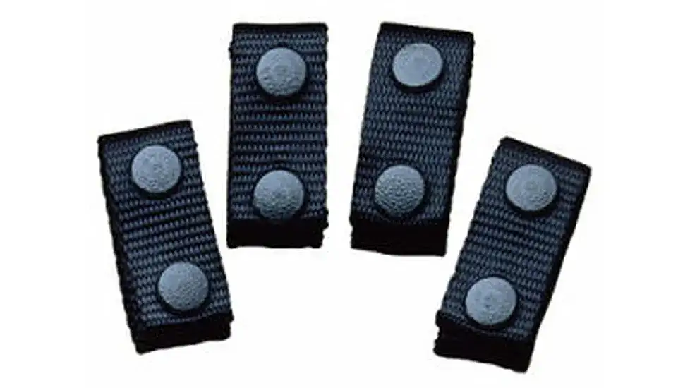 DESANTIS 2IN NYLON BELT KEEPERS FISTS 2IN BELT 4 PACK BLACK - Desantis Gunhide