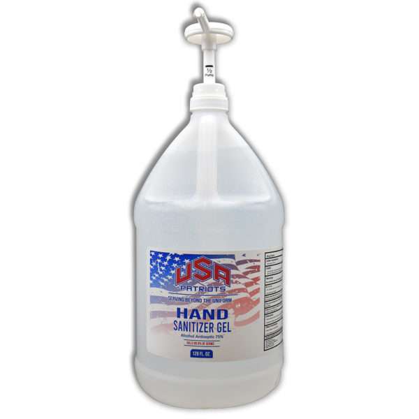 USA PATRIOTS HAND SANITIZER GEL 1 GAL (MUST BUY 4 IN CASE) - Usa Patriots Hand Sanitizer