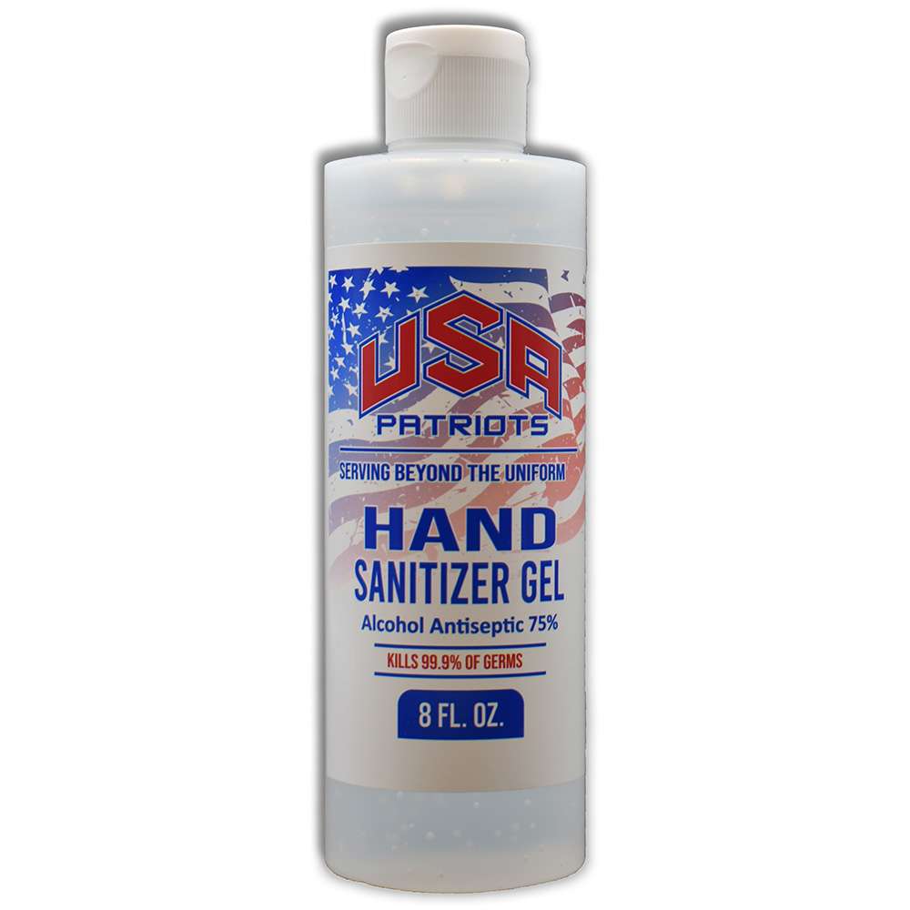 USA PATRIOTS HAND SANITIZER GEL 8OZ (MUST BUY 12 IN CASE) - Usa Patriots Hand Sanitizer