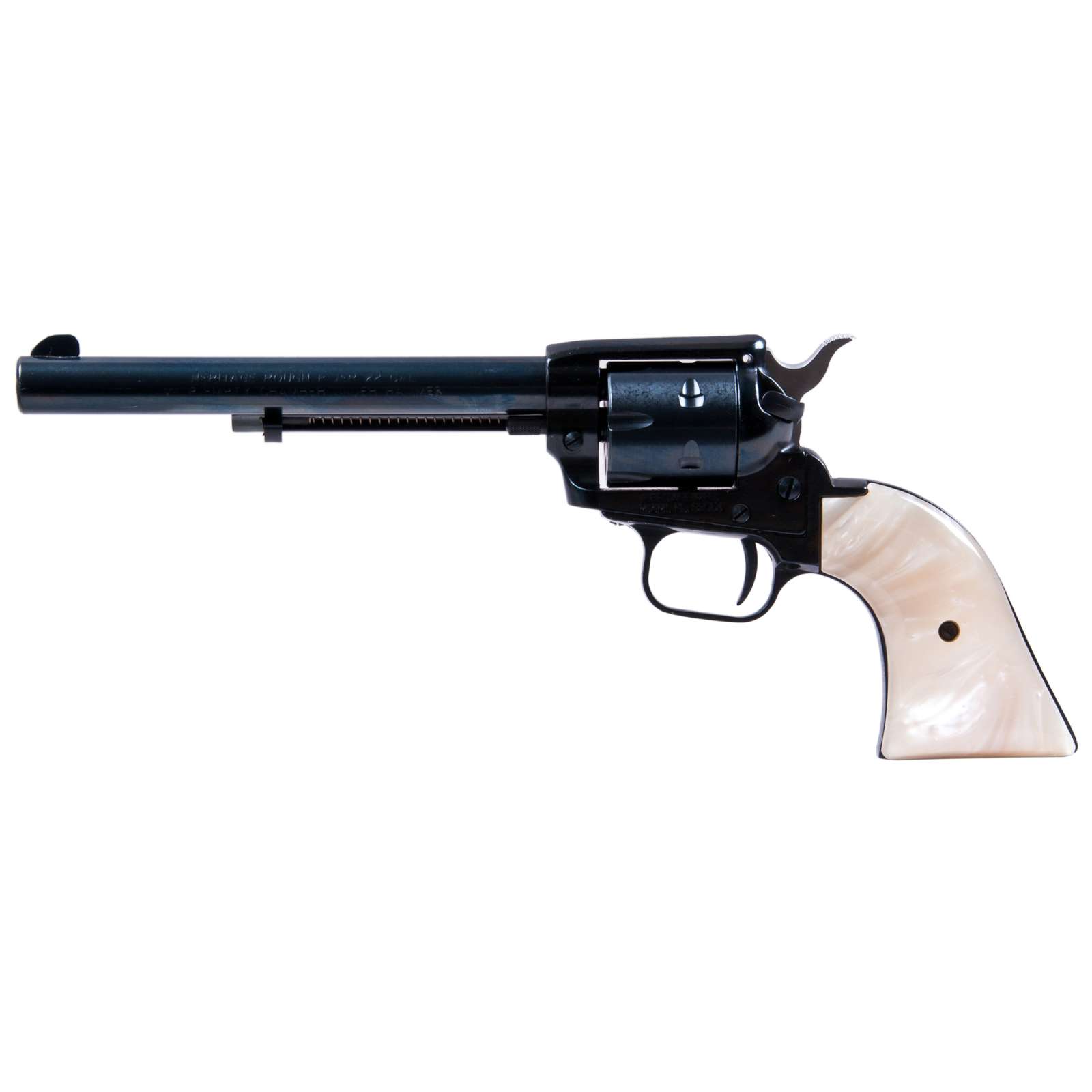Heritage Mfg RR22MB6PRL Rough Rider Small Bore 22LR,22 WMR 6 Round 6.50" Bl-img-1