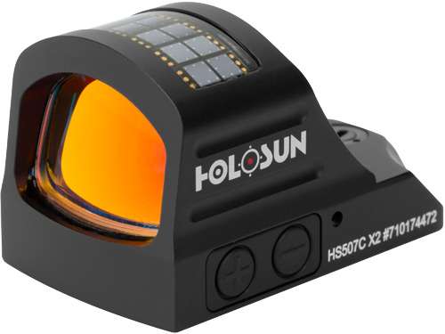 Holosun HS507CX2 HS507C X2 Black Anodized 1x 2/32 MOA Red Circle w/Dot Reti-img-0