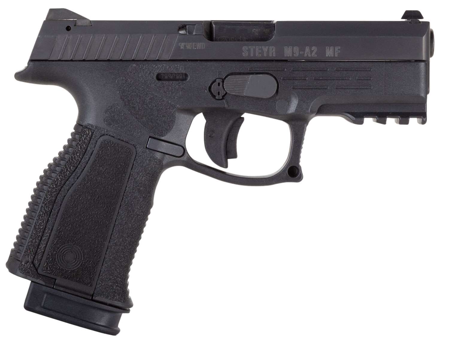 Steyr 782212HO M9-A2 MF 9mm Luger 4" 17+1 Black Black Interchangeable Backstrap Grip