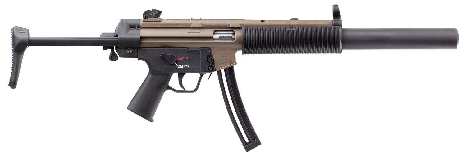 Hk Rifle Mp5 Fde 22lr W 1 25rd Mag Range Usa